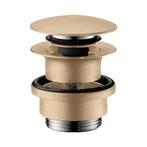 Push Open Afvoergarnituur DN32 HansGrohe Geborsteld Brons, Doe-het-zelf en Bouw, Sanitair, Ophalen of Verzenden, Nieuw, Overige typen