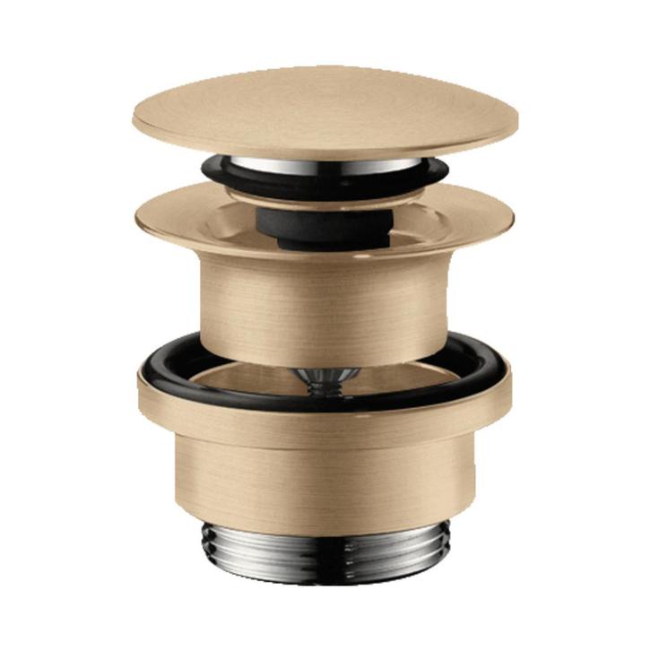 Push Open Afvoergarnituur DN32 HansGrohe Geborsteld Brons, Doe-het-zelf en Bouw, Sanitair, Overige typen, Nieuw, Ophalen of Verzenden