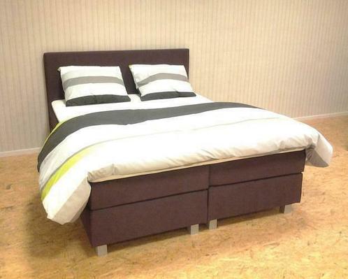 Boxspring Champion 140 x 210 Nevada Dark Grey €493,90, Huis en Inrichting, Slaapkamer | Boxsprings