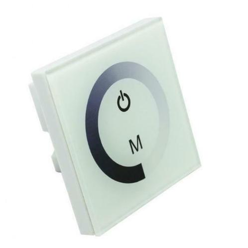 LED dimmer - wandbediening touch panel - wit, Maison & Meubles, Lampes | Autre, Envoi