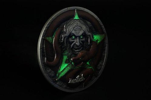 Kameroen. 2000 Francs 2025 Basilisk Gaze of Death2 Oz,, Postzegels en Munten, Munten | Europa | Niet-Euromunten