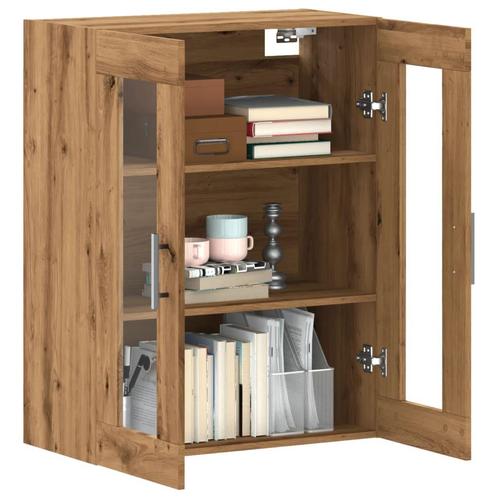 vidaXL Dressoir 69,5x34x90 cm bewerkt hout artisanaal, Huis en Inrichting, Kasten | Dressoirs, Nieuw, Verzenden