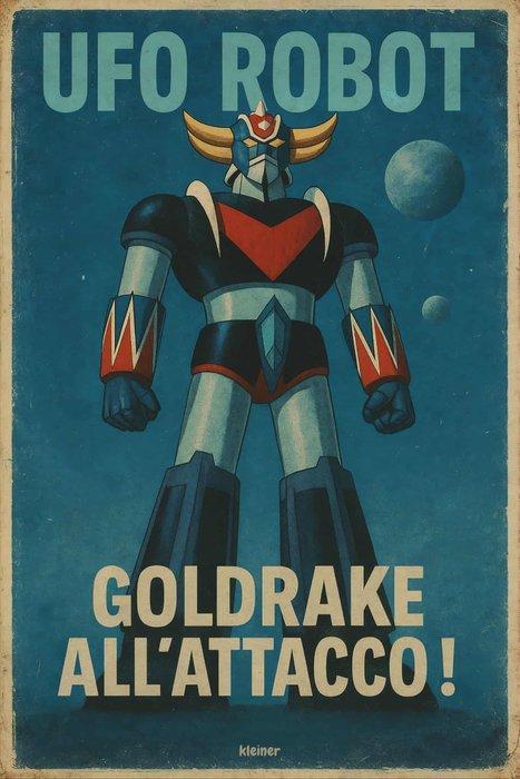 Dominique Kleiner - GOLDRAKE ALLATTACCO, Antiek en Kunst, Kunst | Designobjecten