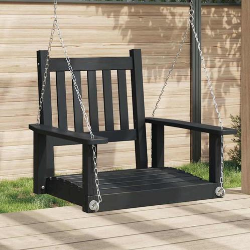 vidaXL Tuinschommelstoel met metalen kettingen massief, Tuin en Terras, Overige Tuin en Terras, Nieuw, Verzenden