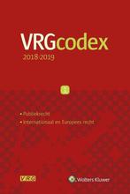 VRG Codex 2018-2019 9789403004051, Livres, Science, Verzenden