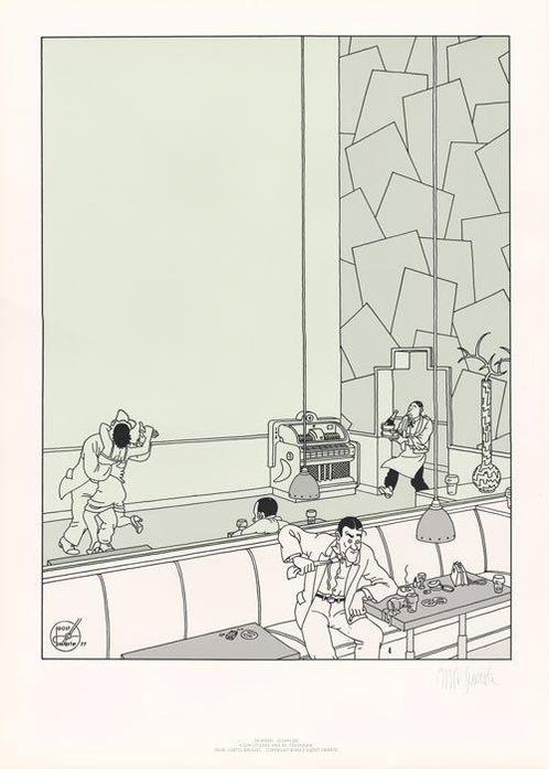 Swarte, Joost - 1 Silkscreen - De Spiegel - 1983, Boeken, Strips | Comics
