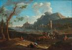 Cerchia di Mathijs Schoevaerdt (1663 - 1703) - Paesaggio, Antiek en Kunst