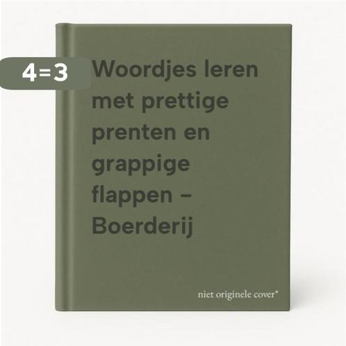 Woordjes leren met prettige prenten en grappige flappen -, Boeken, Kinderboeken | Baby's en Peuters, Zo goed als nieuw, Verzenden
