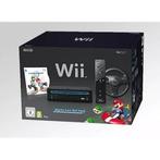 Nintendo Wii Mario Kart Pack Zwart in Doos, Games en Spelcomputers, Ophalen of Verzenden, Zo goed als nieuw