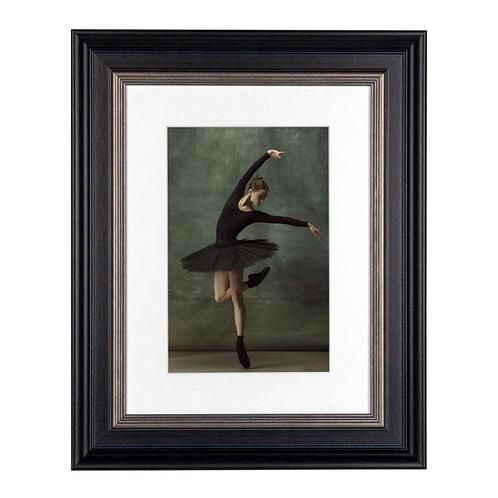 Fotolijst Mozart Zwart/Zilver 50x70 cm, Huis en Inrichting, Woonaccessoires | Lijsten, Verzenden