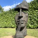 Buste, Silence - 29.5 cm - Gietijzer