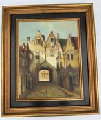Daems (XX) - Een steegje in Brugge, Antiek en Kunst, Kunst | Schilderijen | Klassiek