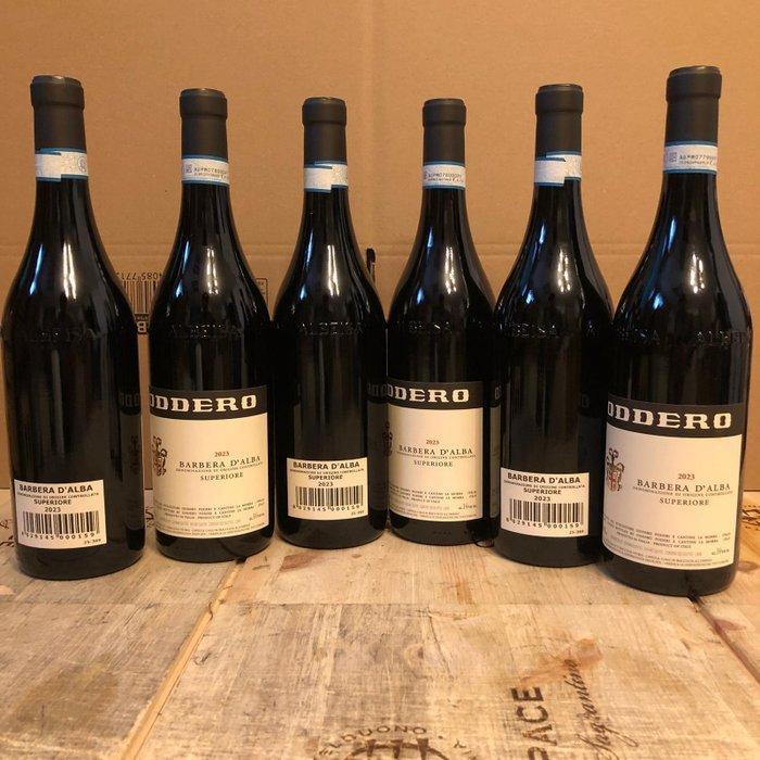 2023 Oddero, Barbera d’Alba - Piëmont Superiore - 6 Flessen, Verzamelen, Wijnen