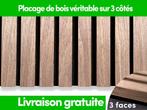 Panneaux muraux acoustiques 3 faces - Bois de noyer, Bricolage & Construction, Verzenden, Neuf