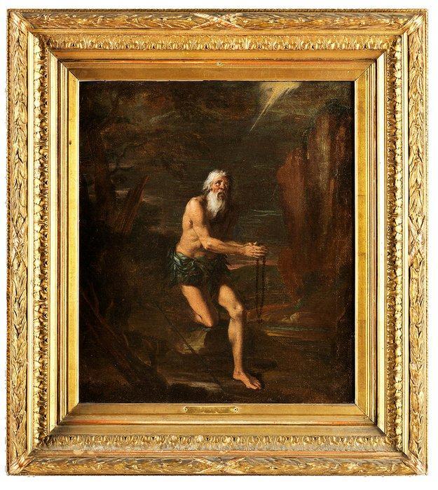 Salvator Rosa (1615-1673), Toegeschreven aan - Sant’Onofrio, Antiek en Kunst, Kunst | Schilderijen | Klassiek