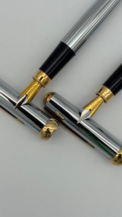 Ted Lapidus Paris - Gold Plated & Steel - Zonder, Verzamelen, Pennenverzamelingen