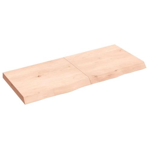 vidaXL Wandschap 120x50x(2-6) cm onbehandeld massief, Maison & Meubles, Armoires | Armoires murales, Envoi