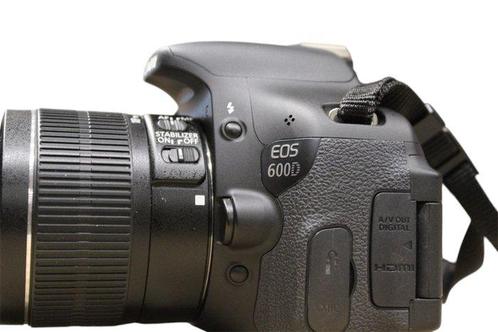 Canon EOS 600D + EF-S 18-55mm IS II + Caricabatterie, Audio, Tv en Foto, Fotocamera's Digitaal
