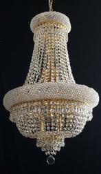 Kroonluchter - Kristal, Messing, Verguld - Asfour kristal, Antiek en Kunst