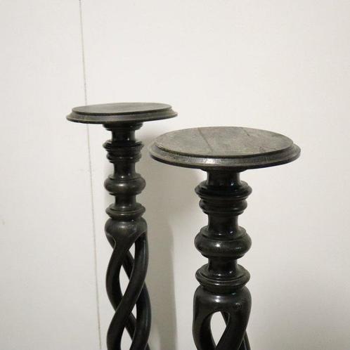 Commode (2) - Hout - Parels van Salomonische kolommen, Antiek en Kunst, Antiek | Overige Antiek
