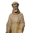 Statue, Kerk Beeld - Sint Antonius van Padua - 115 cm -, Antiek en Kunst