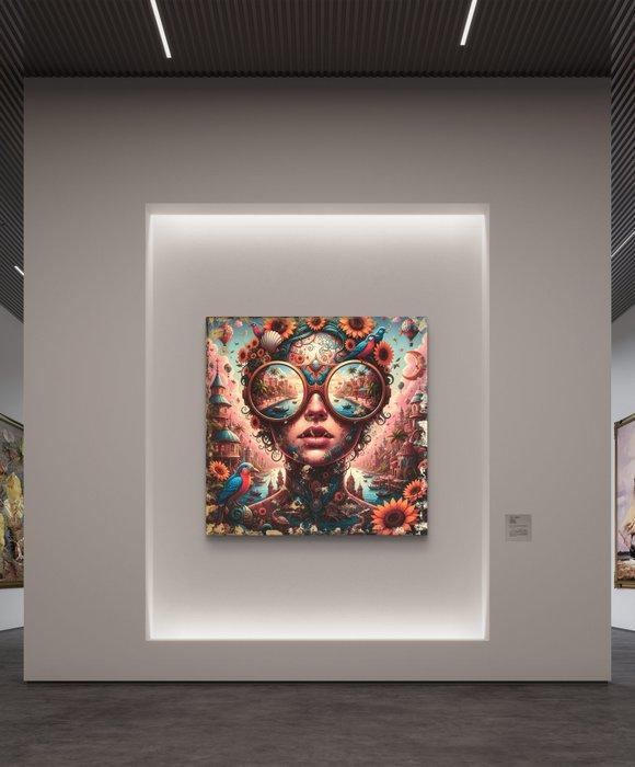 Nicole Lubbers - Her World in Color XL, Antiek en Kunst, Kunst | Schilderijen | Modern