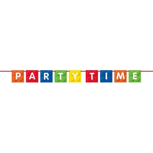 Lego Letterslinger Party Time 1,83m, Hobby en Vrije tijd, Feestartikelen, Nieuw, Verzenden