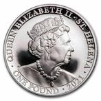 Sint-Helena. 1 Pound 2021 1 oz £1 St. Helena Silver Queens