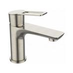 Wastafelkraan Sanimar Braga Eengreepshendel Geborsteld Inox, Ophalen of Verzenden, Nieuw, Kraan
