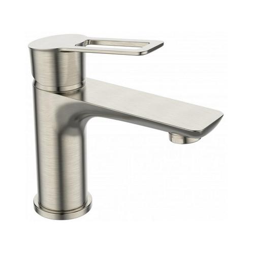 Wastafelkraan Sanimar Braga Eengreepshendel Geborsteld Inox, Doe-het-zelf en Bouw, Sanitair, Kraan, Nieuw, Ophalen of Verzenden