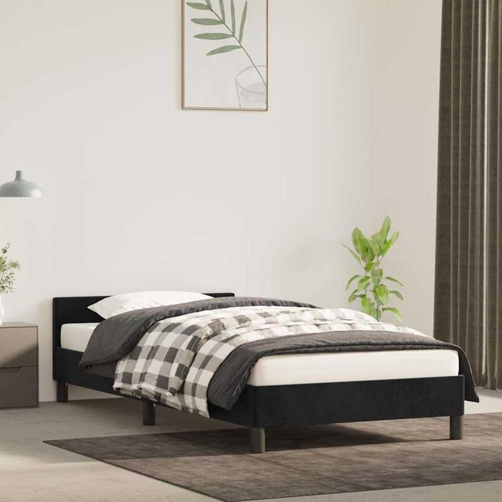 Bed 90x200 | OP = OP | 35% Voordeel Nu (bedden), Huis en Inrichting, Slaapkamer | Bedden, 90 cm, 200 cm, Zwart, Nieuw, Hout, Eenpersoons