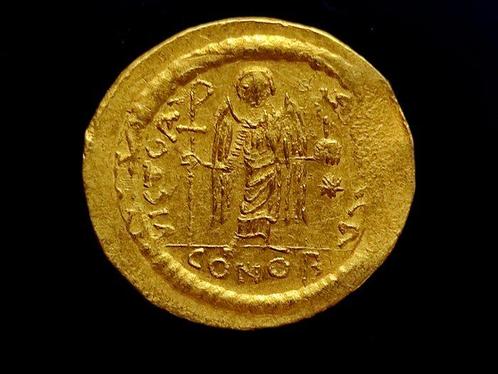 Empire byzantin. Justinien I (527-565 apr. J.-C.). Solidus, Postzegels en Munten, Munten | Europa | Niet-Euromunten