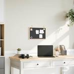 vidaXL Krijtbord met massief grenenhouten frame 40x30 cm, Verzenden