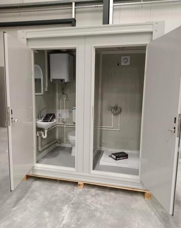 mobiele douche en toilet unit sanitair unit mobiel wc beschikbaar voor biedingen