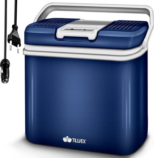 tillvex Elektrische koelbox, 24 liter, mini-koelkast 230 V e, Huis en Inrichting, Woonaccessoires | Overige, Verzenden