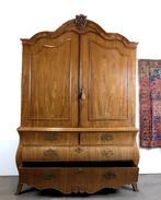 Kabinet - Elegante enkel gebogen kast - Satijnhout /