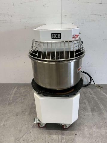 RVS Verrijdbare spiraalkneder deegmenger deegmixer 20 liter, Ophalen of Verzenden