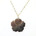 Zonder minimumprijs - Ketting met hanger - 18 karaat Geel