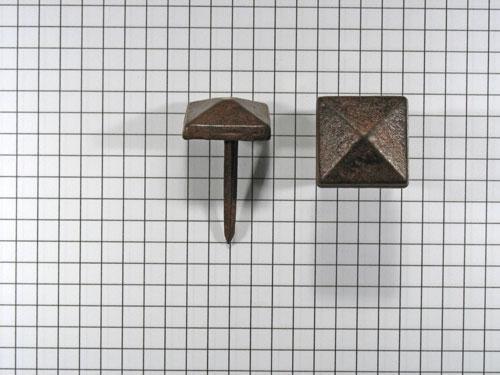 Nagel ijzer geroest met vierkante kop, Doe-het-zelf en Bouw, IJzerwaren en Bevestigingsmiddelen, Nieuw