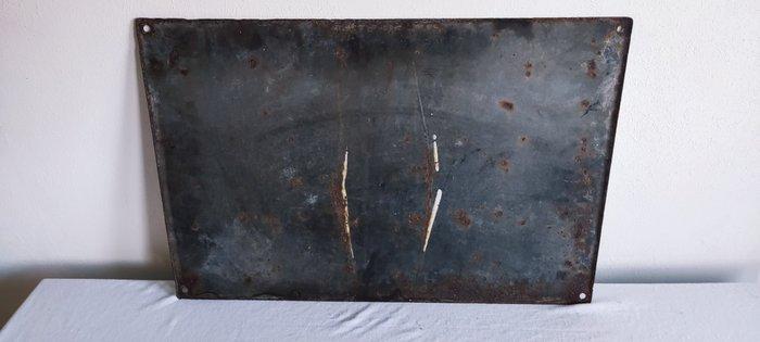 Confectie reclame bord - Emaille bord - Emaille bord met, Antiek en Kunst, Antiek | Wandborden en Tegels