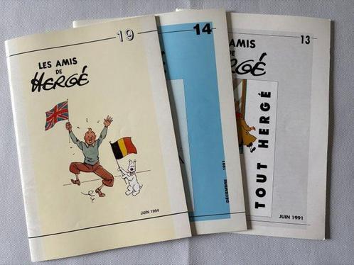 Tintin 13, 14, 19 - Revue les Amis de Hergé x 3 - 3 Album -, Boeken, Stripverhalen