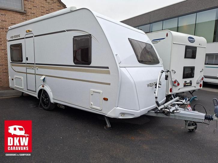 Weinsberg Caraone 450 FU, Caravans en Kamperen, Caravans, tot en met 4, 750 - 1000 kg, Fietsenrek, Hordeur, Koelkast, Luifel, Mover