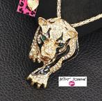 Betsey Johnson - Panther pendant, brooch with necklace and, Antiquités & Art