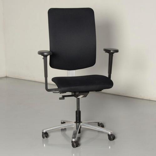 Konig & Neurath bureaustoel, zwart, 4D armlegger, Maison & Meubles, Chaises de bureau, Enlèvement ou Envoi