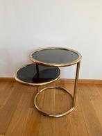Milo Baughman (attr.) - Table basse - Chrome, Verre, Antiek en Kunst