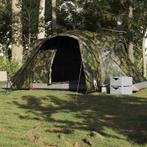 vidaXL Koepeltent 6-persoons waterdicht camouflage, Verzenden, Nieuw