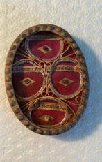 Antiek Relikwie - Glas, Textiel, Brons - 1850-1900 -, Antiek en Kunst