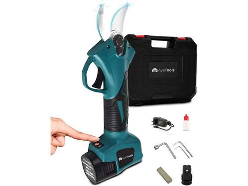 AyeTools Elektrische Snoeischaar - Snoeizaag met Accu -, Huis en Inrichting, Woonaccessoires | Overige, Nieuw, Verzenden