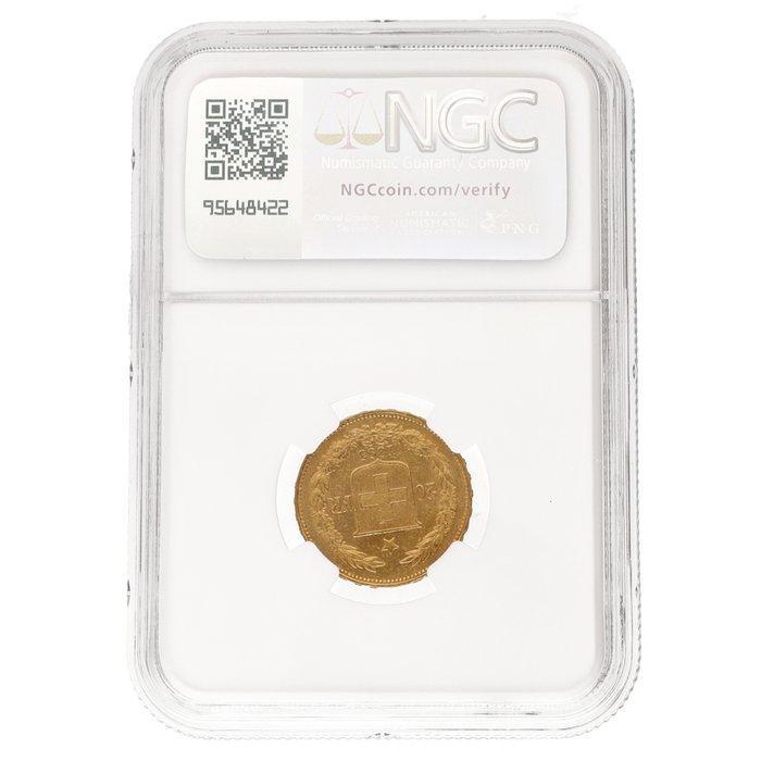 Zwitserland. 20 Francs 1893 B - Libertas / MS61 Gold 6,45, Postzegels en Munten, Munten | Europa | Niet-Euromunten