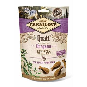 Carnilove soft snack quail with oregano 200 g, Neuf